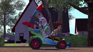 Финальный отрывок, Вуди и Базз летят на ракете (История Игрушек/Toy Story)1995