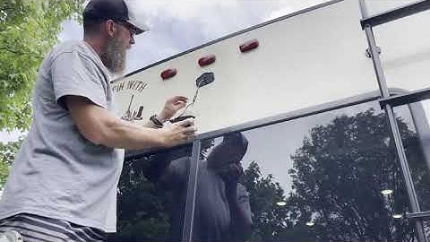 Installation of the Haloview BT7 Backup Camera on the Grand Design 260RD RV (Furrion Prewired)