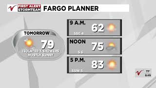 VNN Tonight - Tomorrow Forecast Tracking a weather maker while sunshine warmth settle in