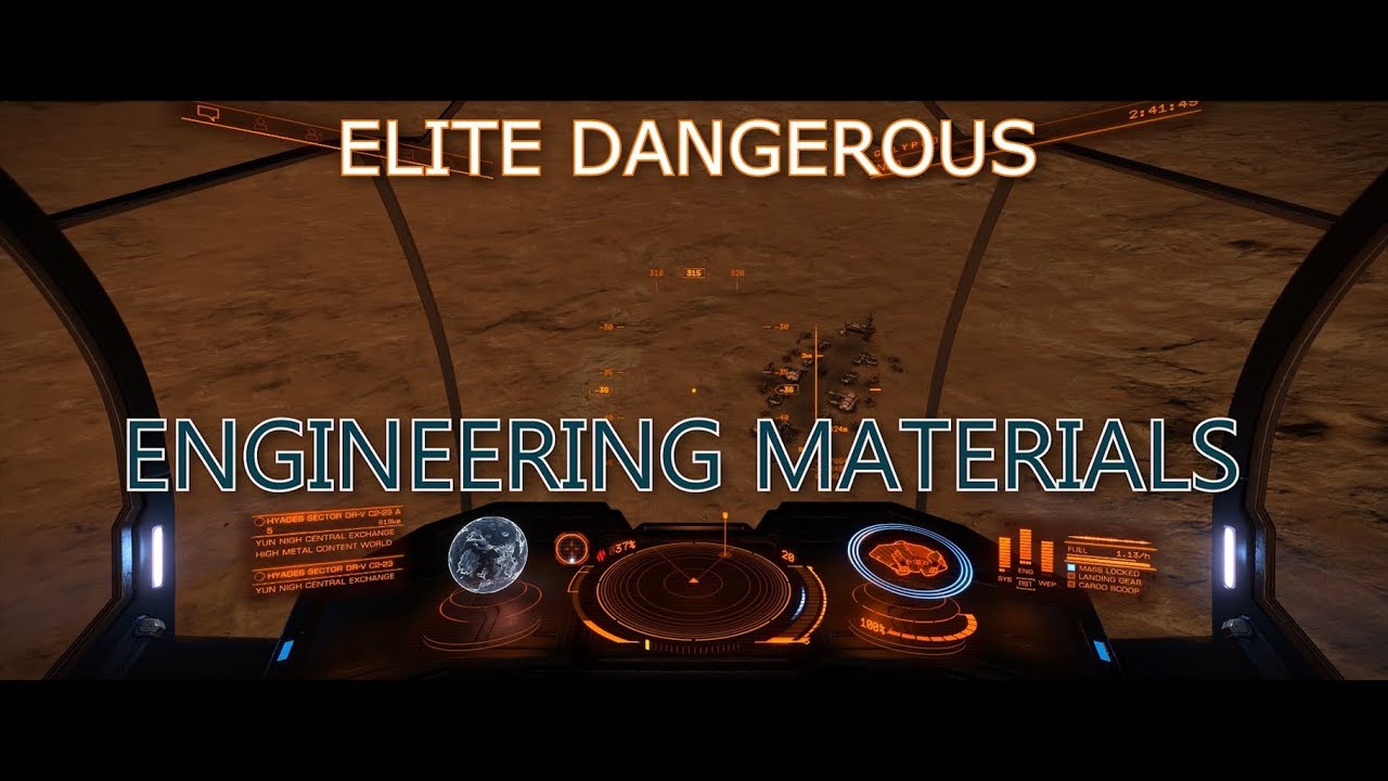 elite dangerous where to find chemical processors/manipulators and varius rare engineering materials