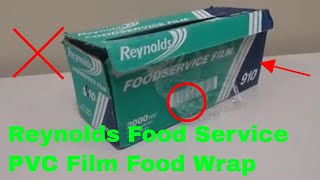 ✅  How To Use Reynolds Food Service PVC Film Food Wrap Review