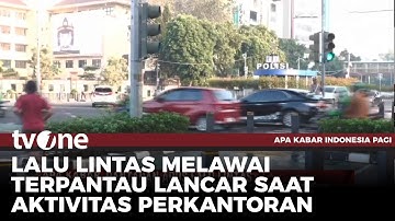 Lalu Lintas di Kawasan Melawai Jakarta Selatan Terpantau Lancar saat Pagi Hari | AKIP tvOne