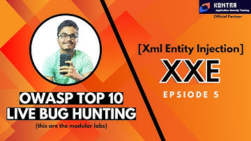 XXE VULNERABILITY | OWASP TOP 1O LIVE BUG HUNTING SERIES | EPISODE # 5 | HINDI🔥🔥