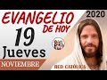 Evangelio de Hoy Jueves 19 de Noviembre de 2020 | REFLEXIÓN | Red Catolica