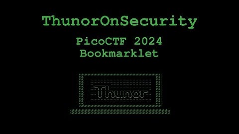 Bookmarklet Challenge from picoCTF 2024 (Web exploitation)