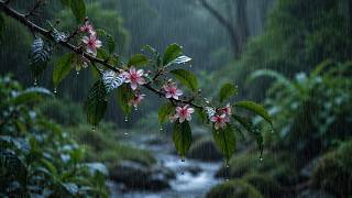 (No Ads) Gentle Rain in the Forest for Deep Sleep | Calm Natural Sounds to Ease Insomnia Fast