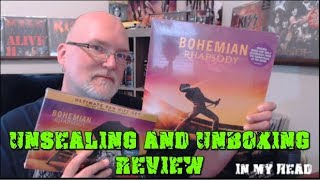Unsealing and Opening - Bohemian Rhapsody Vinyl Soundtrack and Blu-Ray Collectors Edition