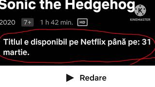 My Reaction that Sonic The hedgehog Movie Is Leaving Netflix On March 31 2026