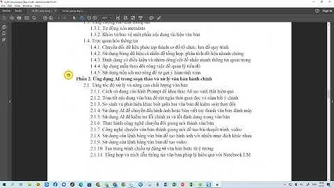 Buổi 1.1 - Giới thiệu về đề cương và tài liệu khóa học ứng dụng AI