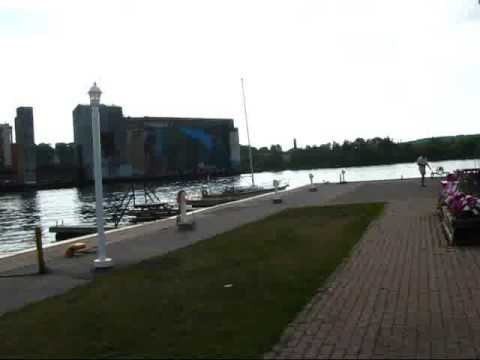 Ontario Travel: Midland Harbour with Look across Midland Bay