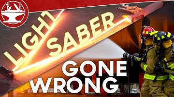 HOMEMADE LIGHTSABER EXPLOSION!