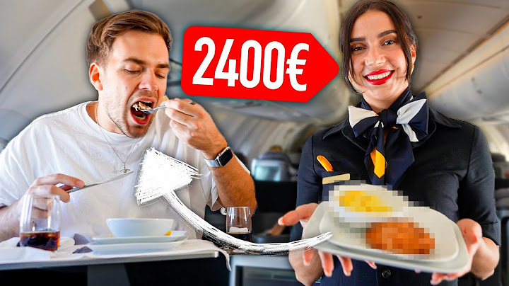 Lohnt sich Business Class Essen?💰🤔