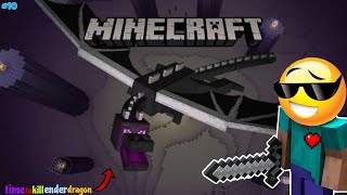 Finally it's time to kill the Ender dragon || minecraft pe survival series #10