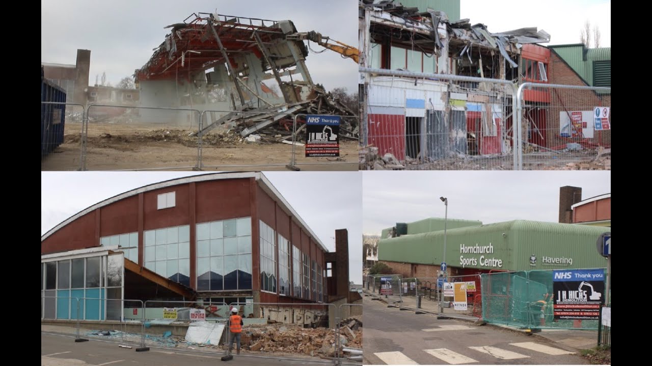 hornchurch sports centre demolition part 2