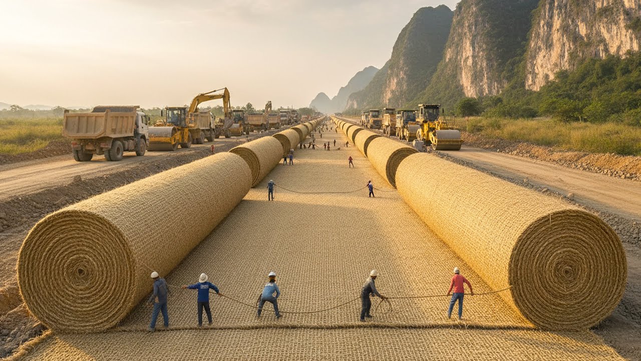 Cómo Los Ingenieros Indios Construyen Carreteras Utilizando Desechos Agrícolas