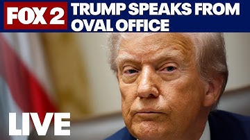Donald Trump speaks from Oval Office with FBI | STREAMING LIVE