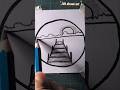 beautiful sunset drawing