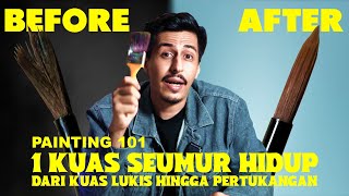 TUTORIAL CARA BERSIHIN KUAS YANG BENAR !!!