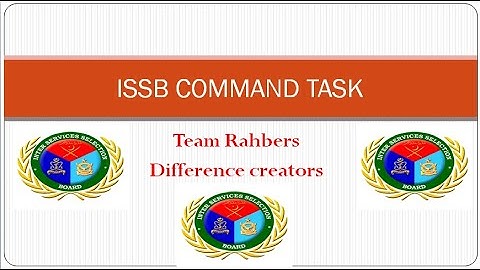Few Important COMMAND TASKS Patterns || ISSB || 100 % Verified Tasks || @GullZeeShan