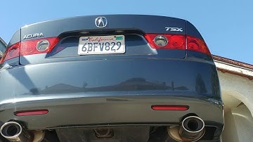 2007 TSX Custom Exhaust Civic Si Mufflers