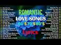 Greatest 80s 90s Love Songs Throwback 💖 Lyrics Romantic Old Love Songs Playlist 💕