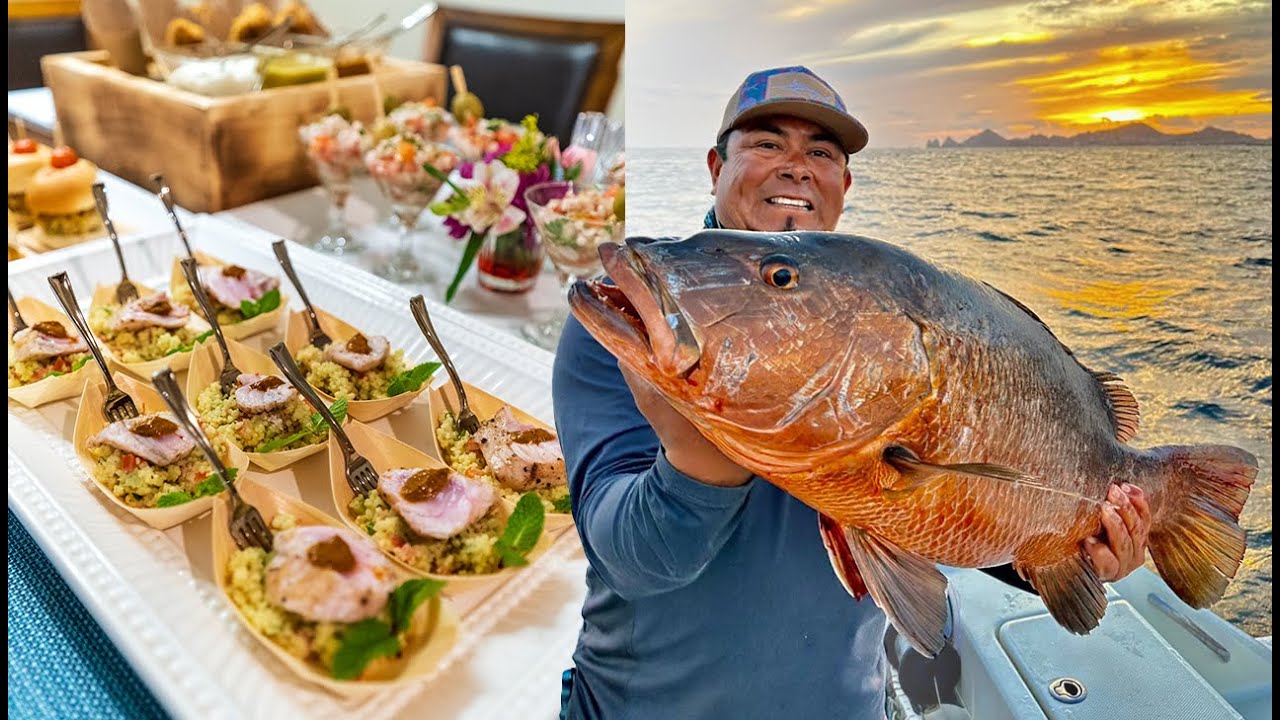 Catch & Cook Cubera Snapper in Cabo 🐟🔥 From Ocean to Plate!