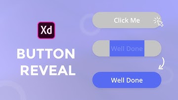 Button Reveal Animation In Adobe  Xd / Adobe Xd Tutorial