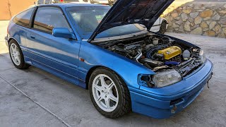 $300 Honda CRX Si Project Budget Build is Finished - Suspension Work Completed & Taken to the Track