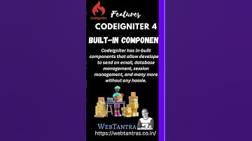 #short #shorts CodeIgniter 4 Features #webtantras @webtantras