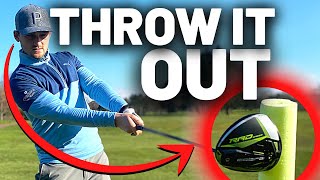 Throw the Club head OUT vs  Pulling the arms DOWN