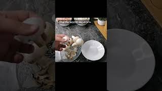 طريقة تنضيف الفطر الأبيض(المشروم) الطازج  champignons تحضيرات رمضان