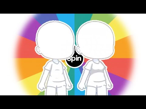 Making A Bestfriend OC With Spin Wheel | Gacha Trend