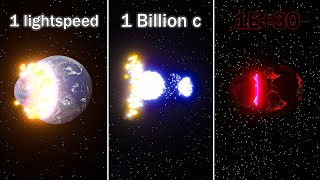 Earth vs Mars at Nonillion lightspeed — The Most Insane Collision in the Universe! | Universe Sandbo