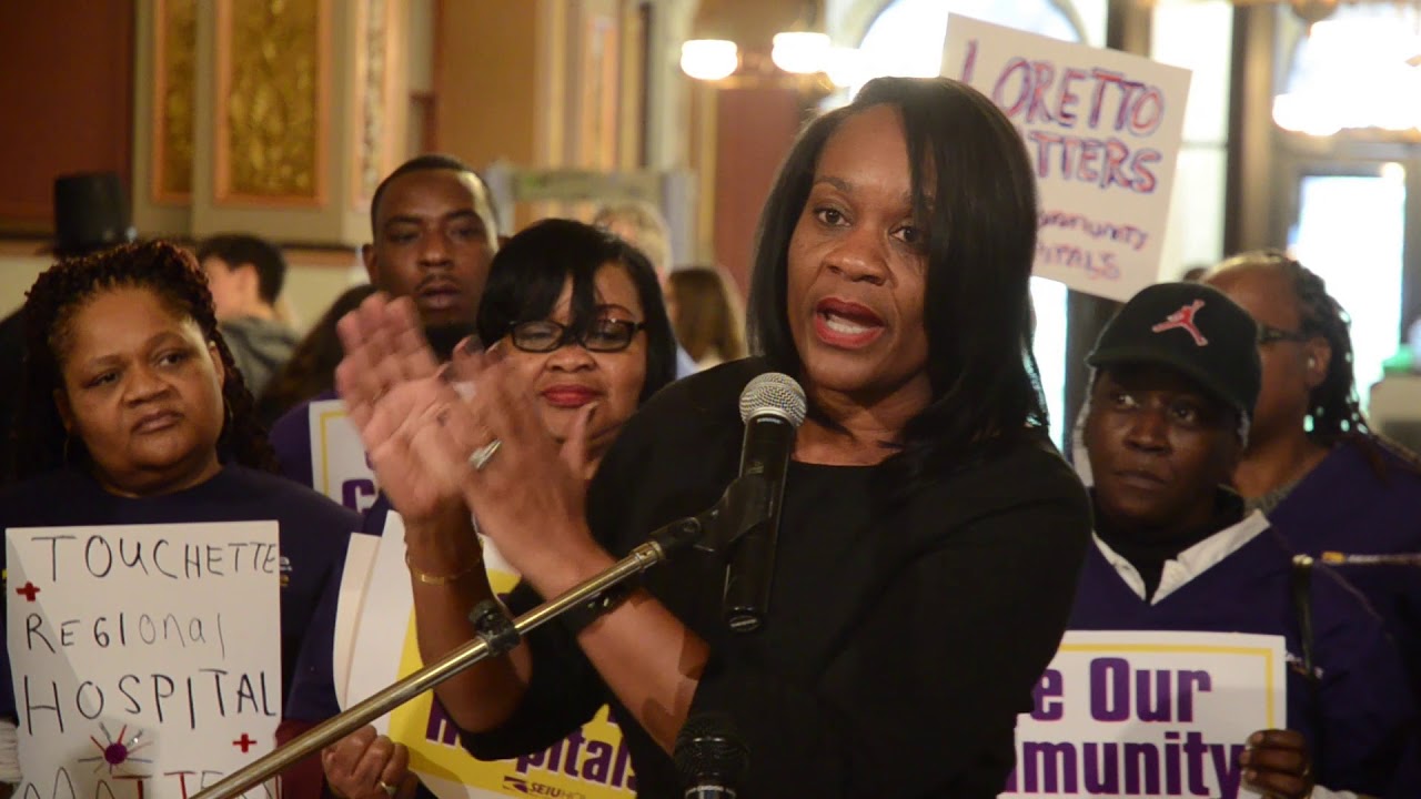 Protect Safety Net Hospitals Rally: Sen  Kimberly Lightford