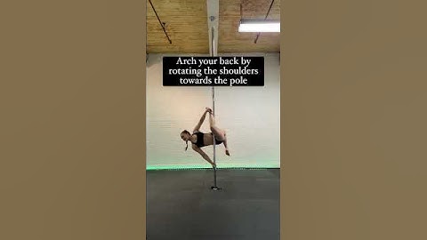 How to do the Pole Dance Move Twisted Scorpio // Pole Fitness Tutorial #poledance #polefitness