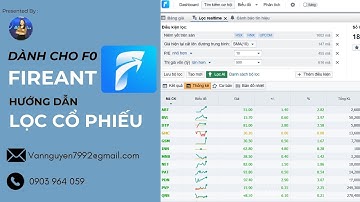 DÀNH CHO NGƯỜI MỚI | HƯỚNG DẪN LỌC CỔ PHIẾU TRÊN FIREANT