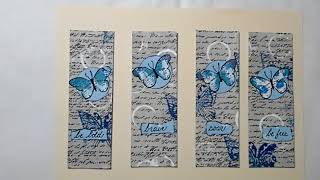 Butterfly Bookmarks/Tags- my first Etsy printable