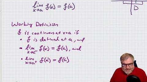 Calculus 3B - Continuity and IVT