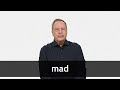 How to pronounce MAD in American English