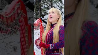 🌟Silent Night, Holy Night🌟 #harptwins #silentnight #christmas #winterwonderland #harp