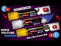 HOW TO MAKE YOUTUBE PROFILE BANNER