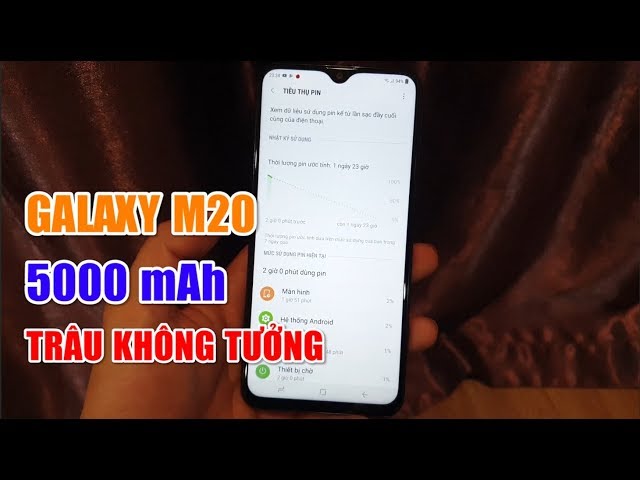 Test Pin Samsung Galaxy M20 : TRÂU KHÔNG TƯỞNG TƯỢNG NỔI !