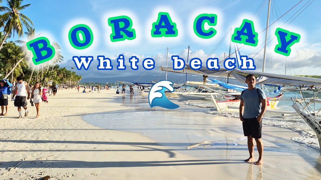 😲SELEMBUT BEDAK‼️SURGA PANTAI PASIR PUTIH YANG SESUNGGUHNYA🌴WHITE BEACH🌊BORACAY ISLAND FILIPINA🇵🇭