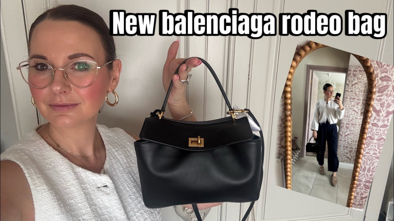 My thought on the new balenciaga rodeo bag in size mini ☺️ with mod shots 