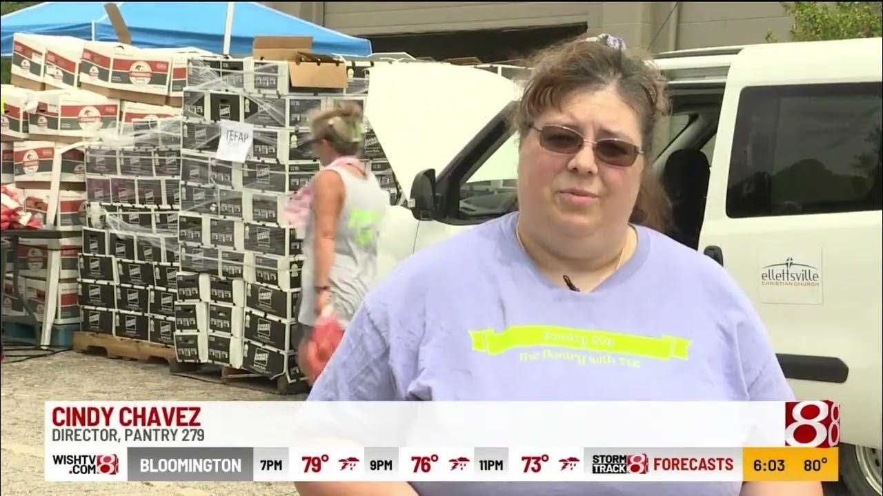 Ellettsville, Indiana, food pantry vandalized YouTube