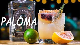 How to Make The Best Paloma Cocktail. Drink Ingredients and Recipe.