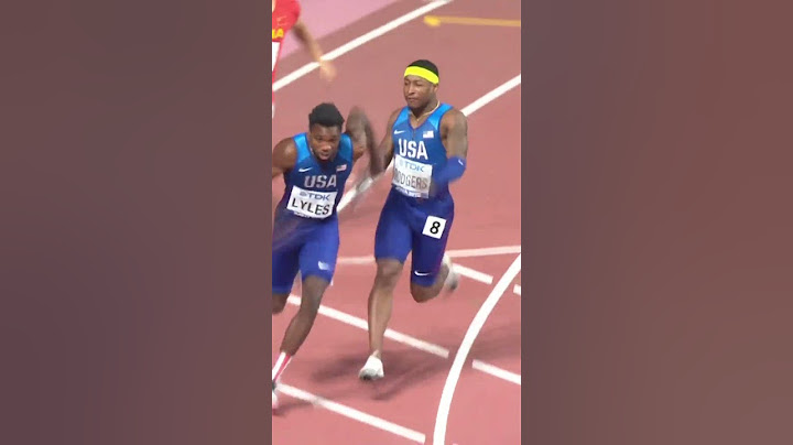 Team USA dominates 4x100 relay 💨🥇
