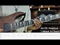 I wanna be yours  arctic monkeys guitar solo tabs  cover  lesson  tutorial  tabs