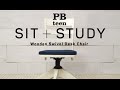 Wooden Swivel Desk - Sit + Study | PBteen Wooden Swivel Desk - Sit + Study | PBteen