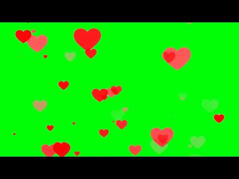 Video Falling Heart Effects | Green Screen Effects | Hiệu... - youtube
